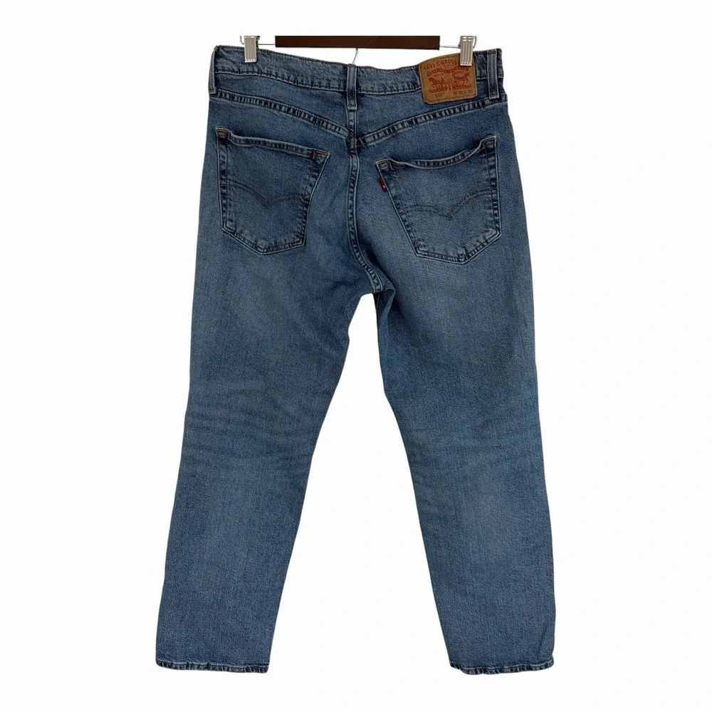 Levis 541 Athletic Taper Jeans Mens 32x27 Light Wash Stretch Denim